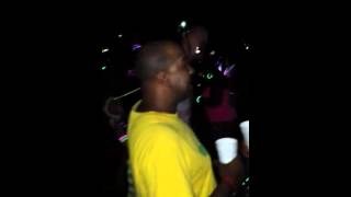 Lighting up the campground