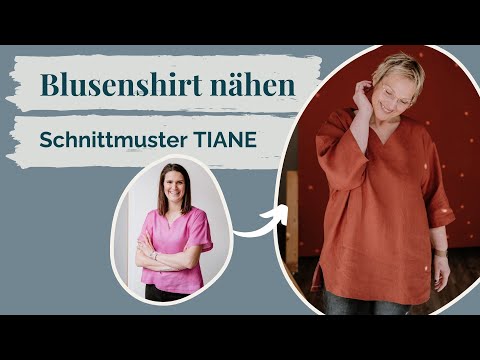 Sewing a blouse shirt with the TIANE pattern