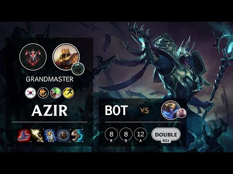 Azir Bot vs Ezreal - KR Grandmaster Patch 10.4
