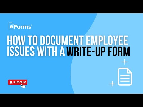 How to Document Employee Issues with a Write Up Form: Best Practices for Managers