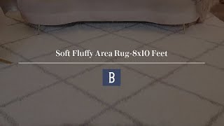 Soft Fluffy Area Rug-8x10 Feet