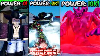 Getting Started From Level 0 In Roblox Re:A One Piece Game... Heres What Happened!