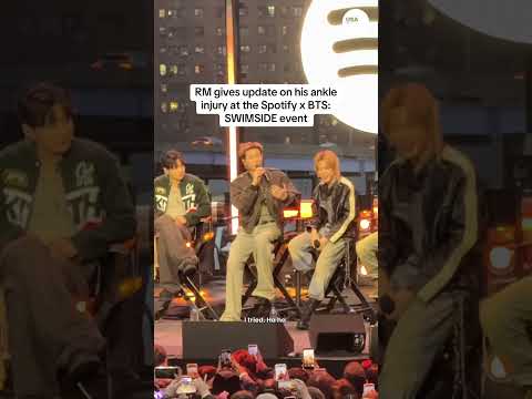 RM of BTS gives fans an update on ankle injury: 'It's getting better'