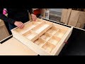 Workshop Drawer Organization | DIY Drawer Dividers with Sliding Tray