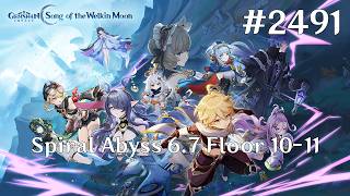 Genshin Impact Walkthrough Part 2491 - Spiral Abyss 6.7 Floor 10-11 (No Commentary)
