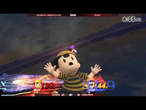 GENESIS 3 - iQHQ|Ribs (Ness) vs SS|MrConCon (Luigi) - Wii U Singles WF: B49