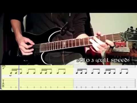 Amon Amarth - One Thousand Burning Arrows Guitar Lesson (Lead and Rhythm) w/ Tabs