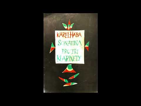 Karel Hába Sonatina for 3 Clarinets (Movement 1)