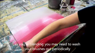 How To Ombre with Paint