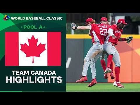 Team Canada's TOP MOMENTS from World Baseball Classic Pool Play! 🇨🇦 (Advancing for the FIRST TIME)