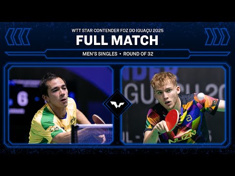 FULL MATCH | Hugo Calderano vs Wim Verdonschot | MS R32 | #WTTFozdoIguacu 2025