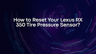 Lexus Rx Program New Tpms Lexus RX350 (2007-2016) Tire Pressure Monitoring System (TPMS) Sensor ...