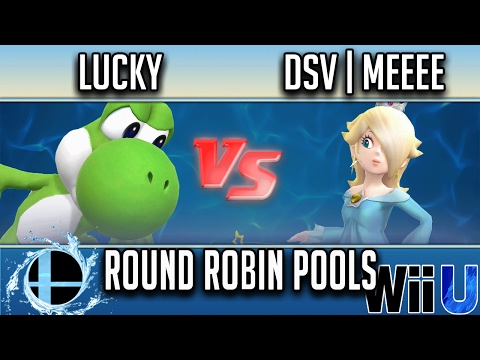 Smash'N'Splash 3 ROUND ROBIN POOLS - Lucky (Yoshi) vs dsv | meeee (Rosalina, Sheik)