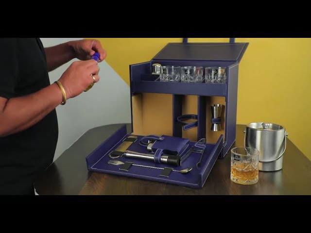Bar Boxes - Brown - 03 - Travel Cocktail Bar Accessories Set Trader ...