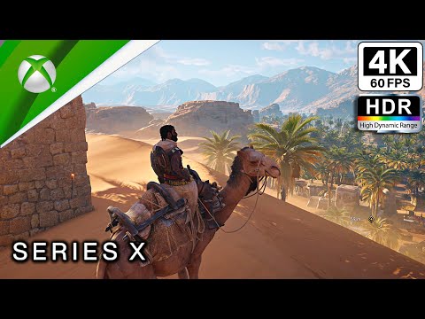 Assassins Creed Origins (4K 60fps HDR) Gameplay Next Gen Ultra High Definition (Xbox Series X)