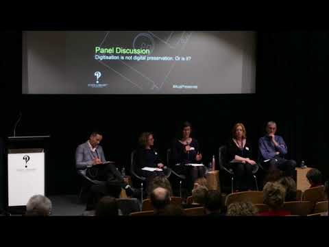 AusPreserves @ SLNSW: Panel discussion - Digitisation is not digital preservation. Or is it?