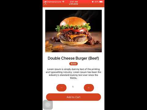 Restaurant Food Delivery App Video
