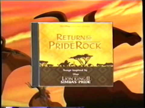 The Lion King II - Simba's Pride Soundtrack (1998) Promo (VHS Capture)