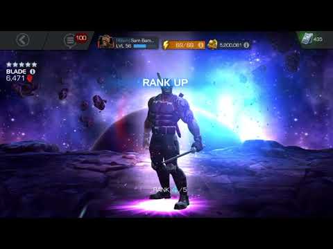 5 star blade ranking up from rank 1 to 4/55!