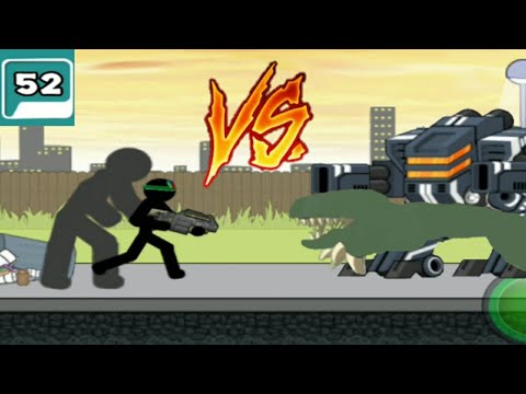 Hulk and Me difficult fight in level 52 | anger of stick 5