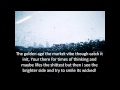 Rizzle kicks - Even on a rainy day (lyrics) 