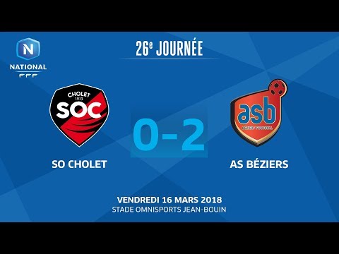 J26 : SO Cholet - AS Béziers (0-2), le replay I National FFF 2018