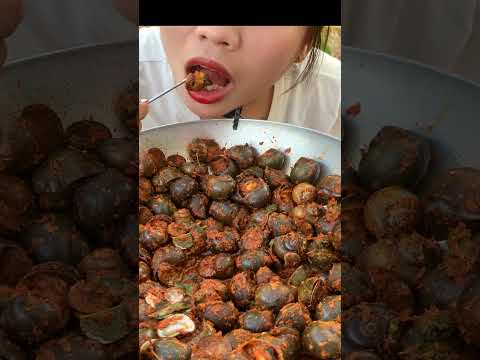 snail fried so yummy, snail recipe, seafood recipe #shorts #short #food 102