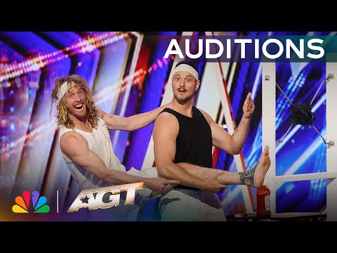 Marty & Michael Take Their PAINFUL Audition To The EXTREME! | Auditions | AGT 2025