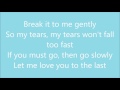 Brenda Lee Break It To Me Gently Lyrics