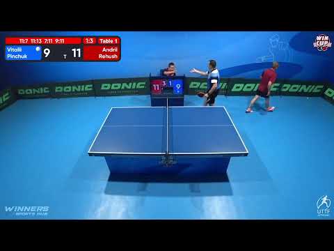 18:00 Vitalii Pinchuk 1-3 Andrii Rehush West 3 WIN CUP 20.11.2022 | TABLE TENNIS WINCUP