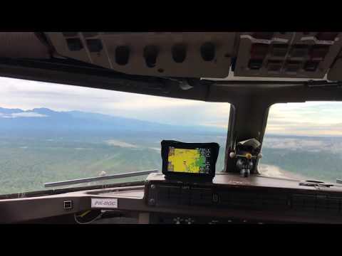 BAe ATP langding RW 07 at Dekai Yahukimo Papua