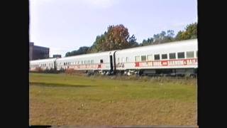 preview picture of video 'RBB&B Circus Train at the wye N.Chelmsford Mass 10/13/1992'