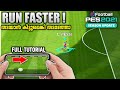 How to RUN & DRIBBLE FASTER | PES Mobile Skill Tutorial