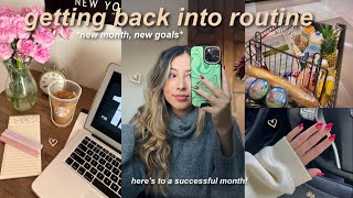 HOW I RESET MY LIFE: preparing for a successful month, setting new goals & closet cleanout!🌱