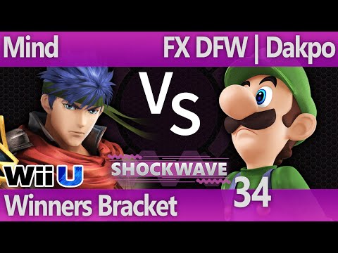 SW 34 Wii U - Mind (Ike, Pit) vs FX DFW | Dakpo (Luigi, ZSS) - Winners Bracket