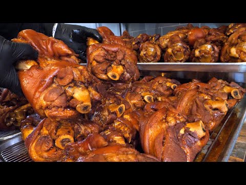 , title : 'Amazing pig food! How to make pigs trotters “Jokbal” - Korean food'