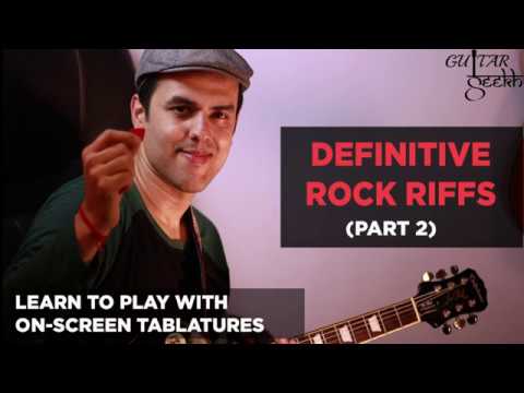 Rock Riffs Guitar Lesson (Part 2) | Highway to Hell | Guitar Seekh | Guitar Lesson For Beginners