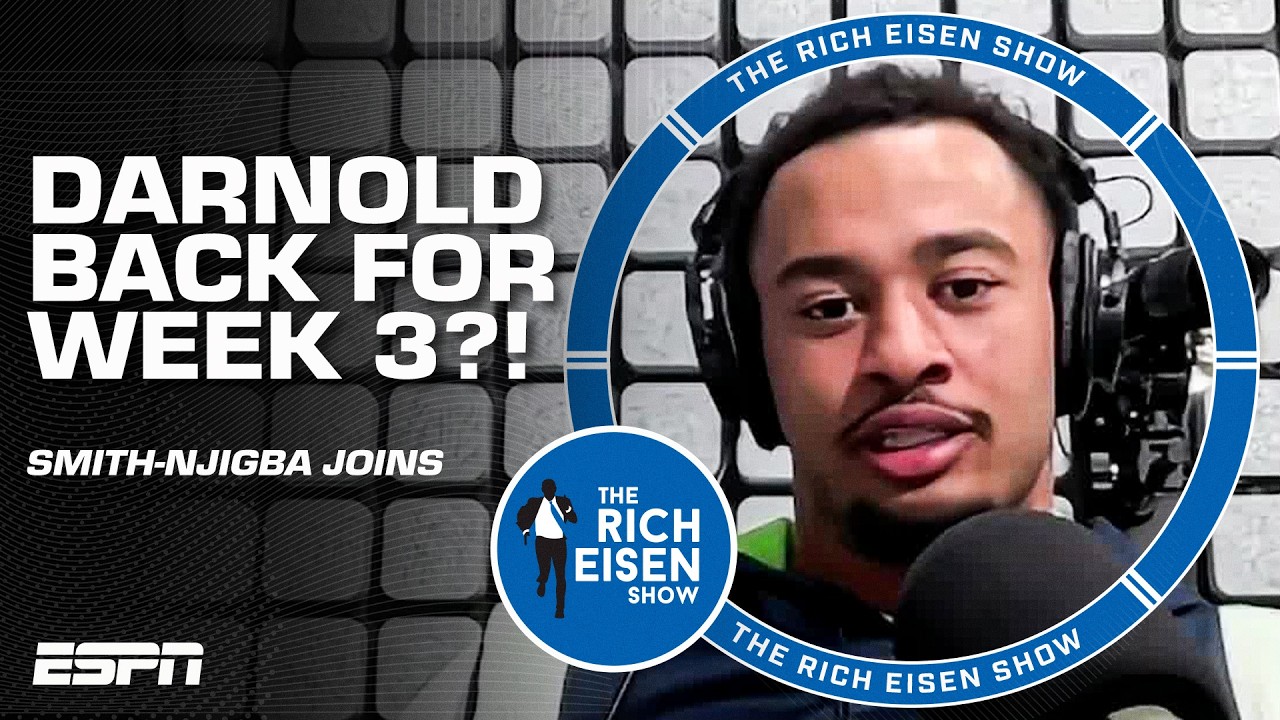 Jaxon Smith-Njigba HINTS at Sam Darnold's Week 3 return?! 👀 | The Rich Eisen Show