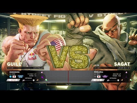 Daigo Umehara (Guile) vs HitBoxOne (Sagat)：ウメハラ（ガイル）vs HitBoxOne（サガット）