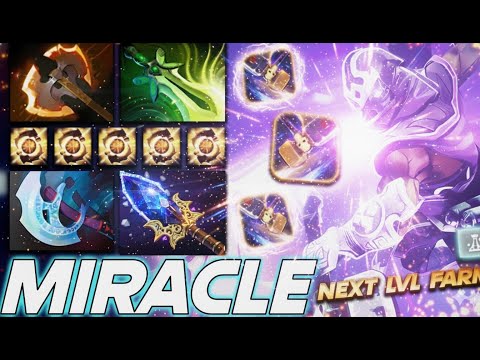 MIRACLE- ANTI-MAGE NEXT LEVEL FARMING! [Dota 2 7.39e]