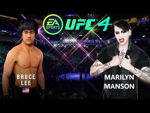 UFC4 | Bruce Lee vs Marilyn Manson (EA Sports UFC 4)