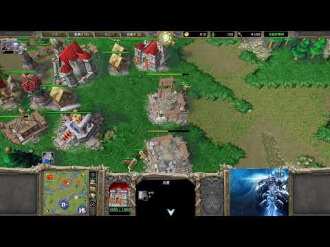 【皇冠之超后期】魔兽争霸大帝解说 WFZ vs HawK TS