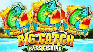 SUPER BIG WIN! Big Catch Bass Fishing Slot! First Attempt at Club Fortune casino!