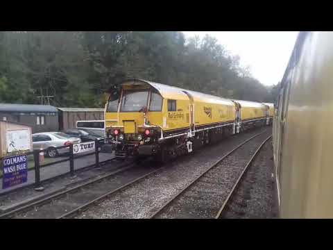 NetworkRail Rail Grinder on the SVR