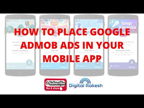 How to place google admob ads in your mobile app  Adding Google Admob Ads to Android App