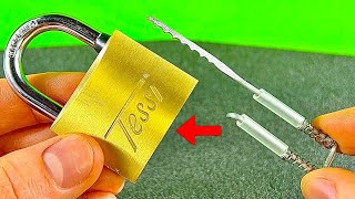 How to open a lock easy