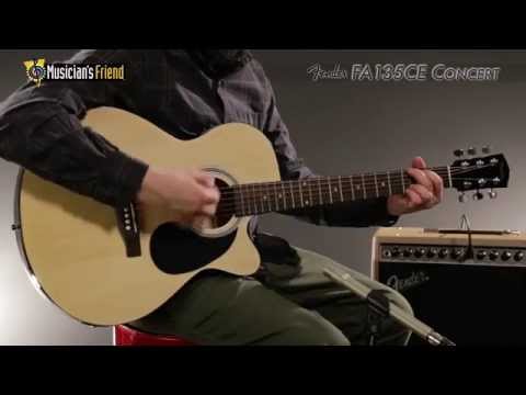 Обзор электроакустической гитары Fender FA-135CE Concert V2 WN Natural