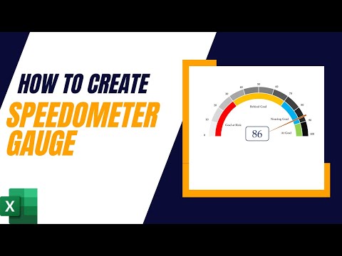 How to Create a Speedometer Gauge in Excel
