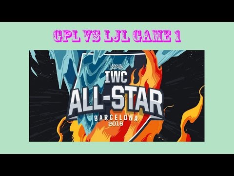 [4.12.2016]GPL vs LJL Game 1- SouthEast Asia vs Japan All Star willcard 2016 hightlisght
