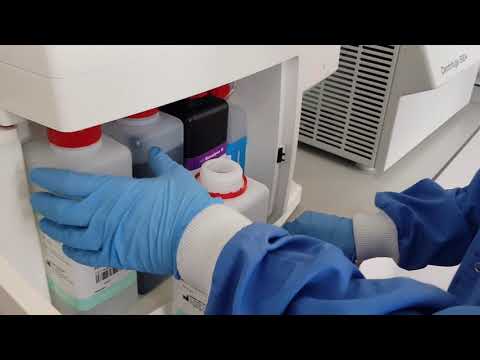 Changing the reagents of pentra es60 haematology analyzer